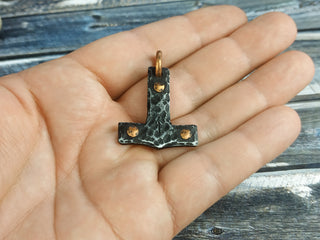 Thor's Hammer, Amulet ax, Viking ax, Forged gifts, Handmade necklace, Amulets handmade, Viking pendant. Iron jewelry, Viking amulet,