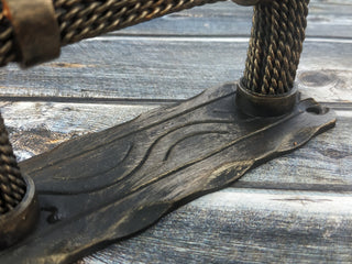 Hand Forged Steel Door Handle: Wrought Iron Hardware