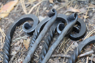 Hand Forged Steel Barbecue Set: Camping Cookware