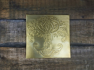 Celtic tree of life, Becoration of walls in the hall, Art decor, Metal painting, Metal tiles, Metal Decor, Decor for the kitchen