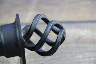 Hand Forged Wrought Iron Door Handle: Barn Door Decor