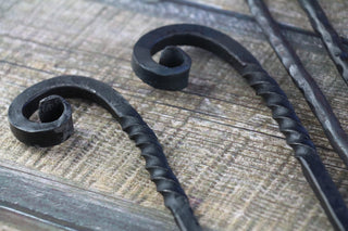 Hand Forged Steel Barbecue Set: Camping Cookware