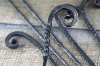 Hand Forged Steel Barbecue Set: Camping Cookware