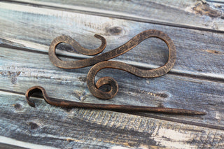 Handmade Forged Iron Hair Barrette: Bridal Hair Slide
