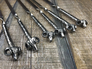 Hand forged, Stainless steel skewers, Steel gift, Cookware for camping, Housewares, Stainless steel gift, Grill utensils, Iron gifts