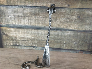 Shoe accessories, Shoe horn, Shoe stuff, Metal shoe horn, Wrought iron shoe horn, Shoe stuff, Forged art, Home decor