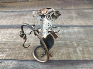 Forged sculpture, Sculpture rat, Metal rat, Pirate sculpture, Iron ornaments, Metal pirate, Metal sculpture, Forged gifts, Art decor