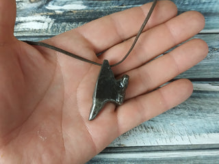 Handmade Forged Iron Anvil Amulet - Viking Necklace