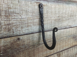 Kitchen towel hook, Forged hook, Iron hook, metal towel hook, Robe hook, Wall hook, Bathroom hooks