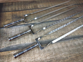 Birthday gift men, grill skewers