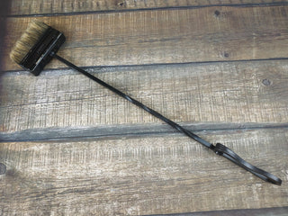Hand Forged Fireplace Tools Set: Poker, Tongs, Shovel, and Broom