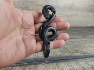 Snake-shaped wall hook. Iron Hook, Metal Hook, For Home, Iron Hanger, Kitchen Hook, Hallway Hooks, Robe Hook, Wall Hook, Bathroom Hooks,