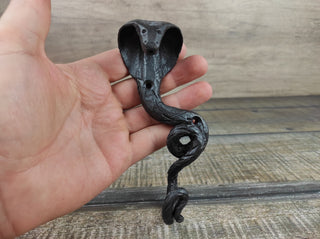 Handmade wall hook Cobra, Iron Hook, Metal Hook, For Home, Iron Hanger, Kitchen Hook, Hallway Hooks, Robe Hook, Wall Hook, Bathroom Hooks,