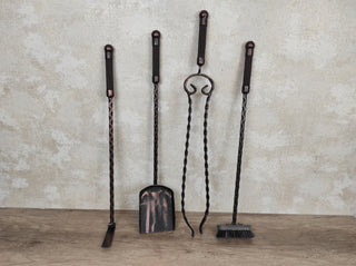 Forged fireplace tools set, Fireplace poker, Fireplace Tongs, Shovel, Broom, Hand Forged, Fireplace Gift, Fireplace Tool, Fire Poker