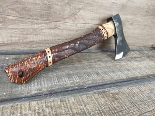 Viking ax, Forged ax, Handmade ax, Ancient ax, Ax as a gift, Camping ax, Battle ax, Home decor, A gift to a friend, Anniversary gift.