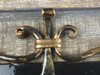 Forged Iron Key Holder: Rustic Wall Key Hooks, Home Decor