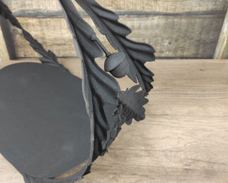 Handmade Wrought Iron Firewood Basket: Fireplace Log Holder