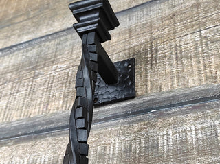 Hand Forged Iron Door Handle: Barn Door Decor