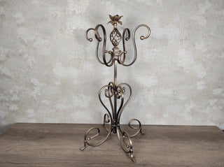 Hand Forged Fireplace Tool Set: Poker, Tongs, Shovel & Broom