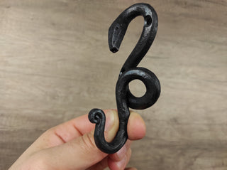 Snake-shaped wall hook. Iron Hook, Metal Hook, For Home, Iron Hanger, Kitchen Hook, Hallway Hooks, Robe Hook, Wall Hook, Bathroom Hooks,