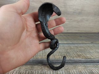 Handmade wall hook Cobra, Iron Hook, Metal Hook, For Home, Iron Hanger, Kitchen Hook, Hallway Hooks, Robe Hook, Wall Hook, Bathroom Hooks,