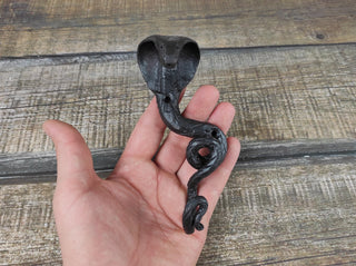 Handmade wall hook Cobra, Iron Hook, Metal Hook, For Home, Iron Hanger, Kitchen Hook, Hallway Hooks, Robe Hook, Wall Hook, Bathroom Hooks,