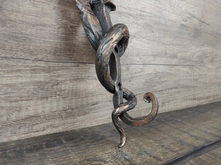 The big cobra on the hook handmade wall hook Iron hook, Metal Hook, For Home, Iron Hanger, Kitchen Hook, Hallway Hooks, Robe Hook