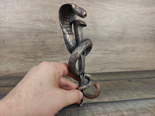 The big cobra on the hook handmade wall hook Iron hook, Metal Hook, For Home, Iron Hanger, Kitchen Hook, Hallway Hooks, Robe Hook