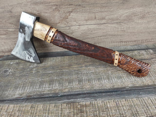 Viking ax, Forged ax, Handmade ax, Ancient ax, Ax as a gift, Camping ax, Battle ax, Home decor, A gift to a friend, Anniversary gift.