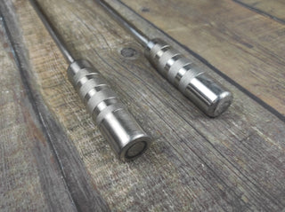 Hand Forged Stainless Steel Fireplace Tool Set: Poker & Shovel