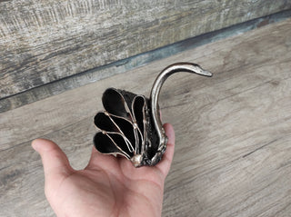 Metal swan, Sculpture swan, Metal animal, Forged swan, Iron swan, Forged sculpture, Iron jewelry, Metal sculpture, Forged gifts, Handmade