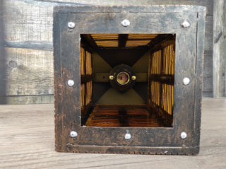 Hand Forged Medieval Lantern: Wrought Iron Ceiling Light