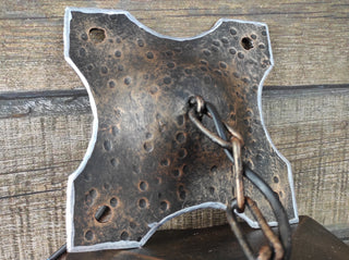 Hand Forged Medieval Lantern: Wrought Iron Ceiling Light