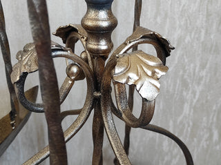 Hand Forged Fireplace Tools Set: 4 Piece Iron Fireside Accessories