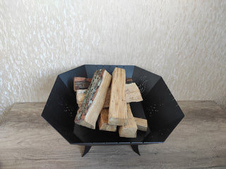 Handmade Metal Fire Pit Bowl: Log Burner, Grill Pit