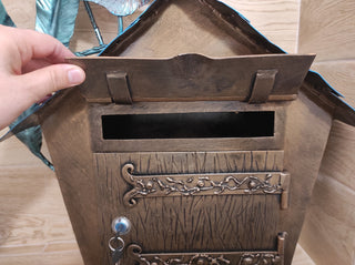 Wall mount mailbox, Mailbox, Custom mailbox, Fish mailbox, Mailbox numbers, Modern mailbox, Wall mount mailbox, Hand forged