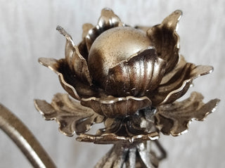 Hand Forged Fireplace Tools Set: 4 Piece Iron Fireside Accessories