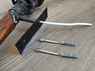 Handmade Forged Viking Torch Sconce: Medieval Wall Lantern