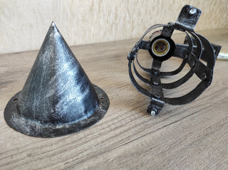 Handmade Forged Viking Torch Sconce: Medieval Wall Lantern