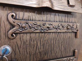 Hand Forged Fish Wall Mount Mailbox: Custom Iron Mailbox