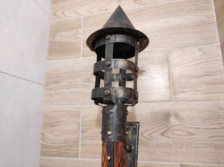 Wall sconce torch, viking sconce torch, medieval sconce torch, viking lantern, wall lantern, wrought iron sconces,