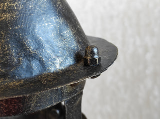Handmade Forged Iron Wall Sconce Torch: Medieval Viking Lantern