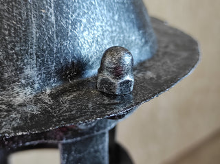 Handmade Forged Viking Torch Sconce: Medieval Wall Lantern