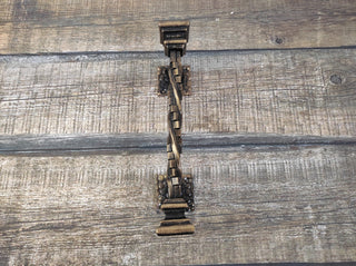Hand Forged Iron Door Handle: Rustic Barn Door Decor