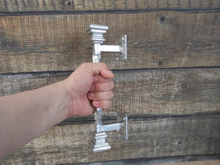 Hand Forged Iron Door Handle: Barn Door Decor (10.20" Long)