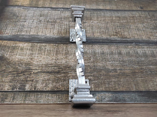 Hand Forged Iron Door Handle: Barn Door Decor (10.20" Long)