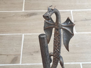 Dragon door handle, medieval style, Dragon decor, Dragon style