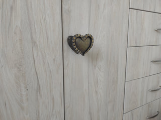 Heart door handle. Barn door handle