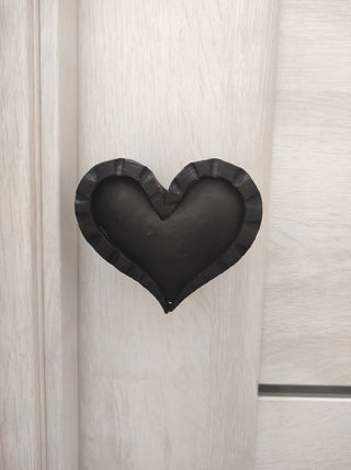 Barn door handle. Heart door handle, metal handle