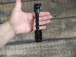 Hand Forged Barn Door Handle: Rustic Medieval Style